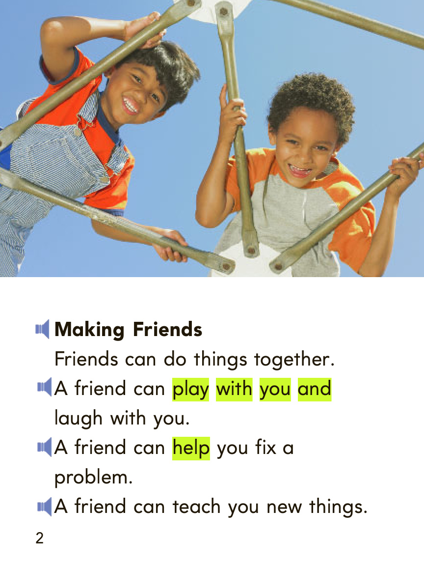 1 making friends 封面